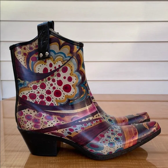 Nomad Yippy Rubber Rain Boots Womens Size 8 - Picture 2 of 12